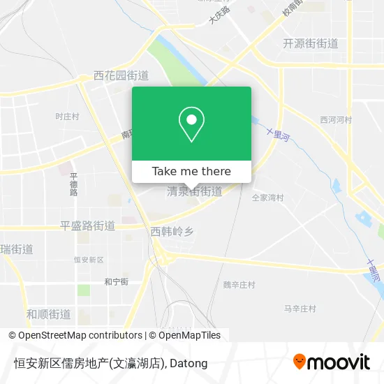 恒安新区儒房地产(文瀛湖店) map