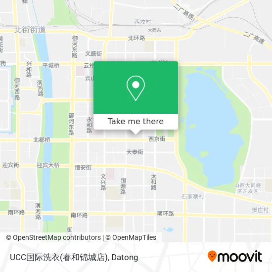 UCC国际洗衣(睿和锦城店) map