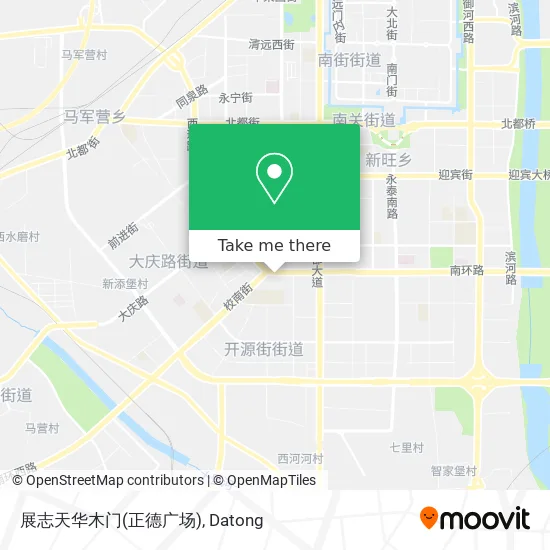 展志天华木门(正德广场) map
