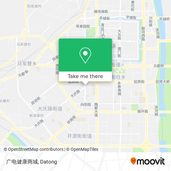 广电健康商城 map