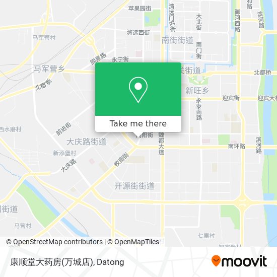 康顺堂大药房(万城店) map