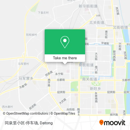 同泉里小区-停车场 map