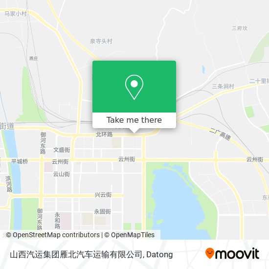 山西汽运集团雁北汽车运输有限公司 map