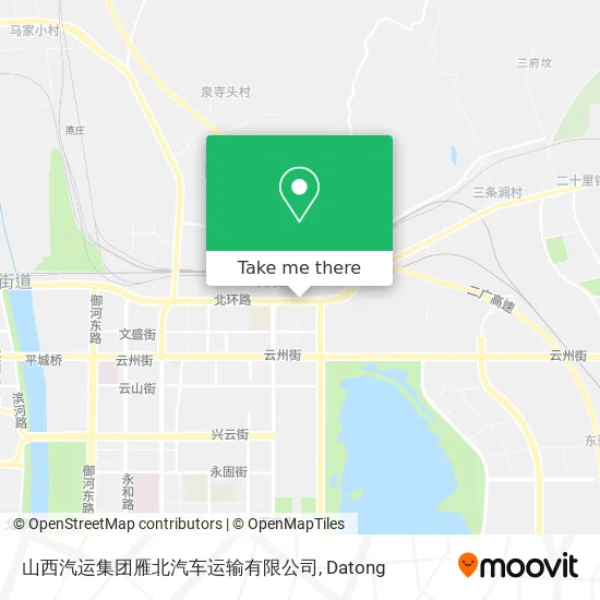 山西汽运集团雁北汽车运输有限公司 map