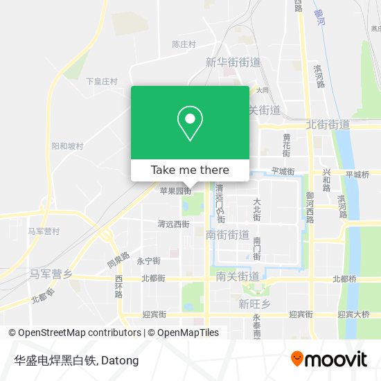 华盛电焊黑白铁 map