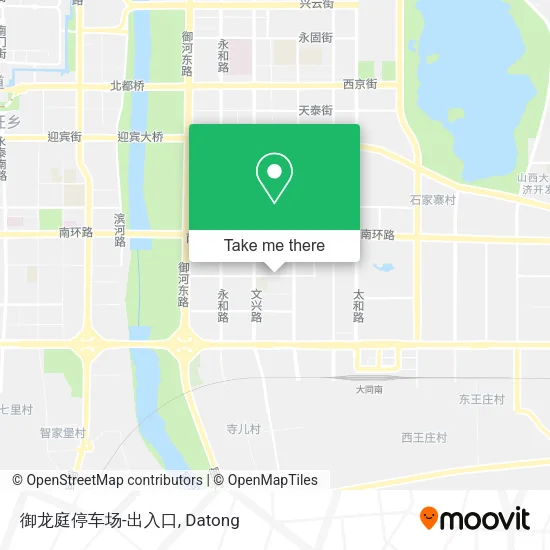 御龙庭停车场-出入口 map