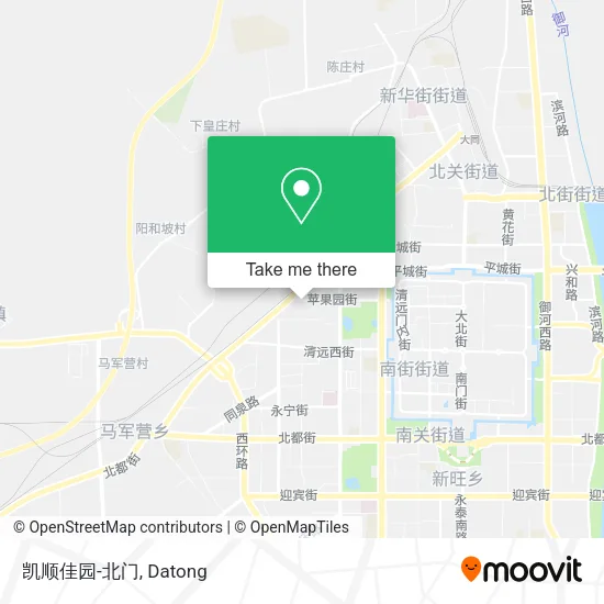 凯顺佳园-北门 map