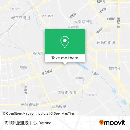 海顺汽配批发中心 map