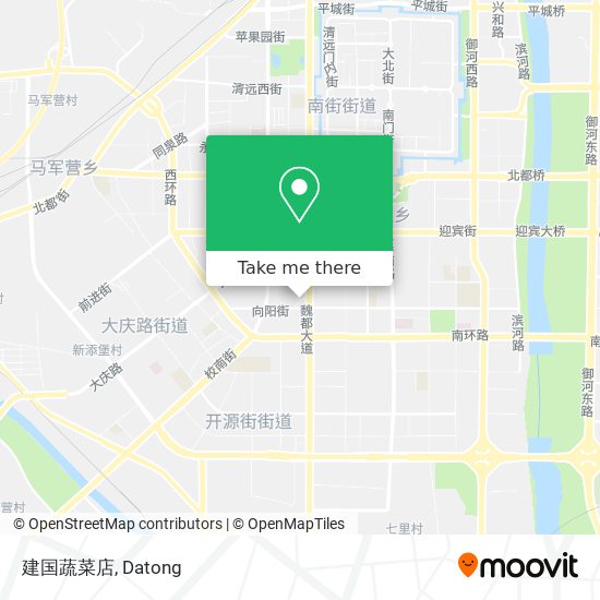 建国蔬菜店 map