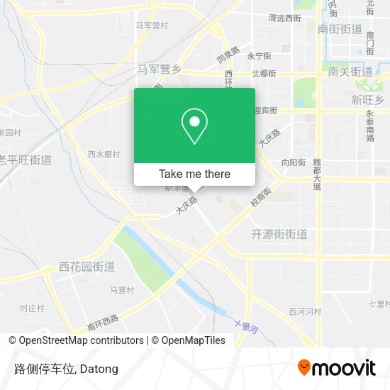 路侧停车位 map