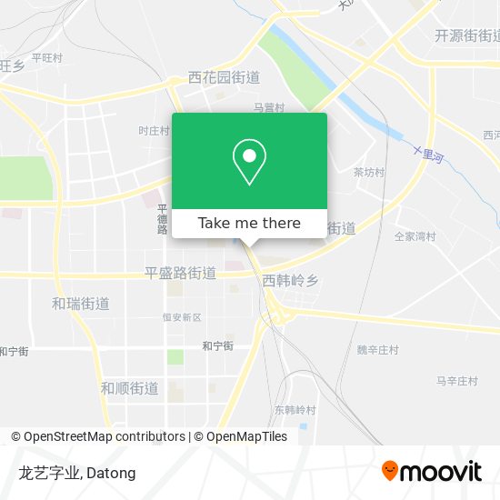 龙艺字业 map