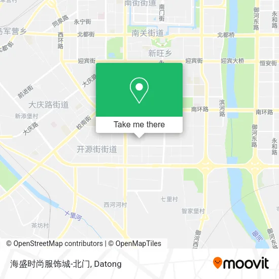 海盛时尚服饰城-北门 map