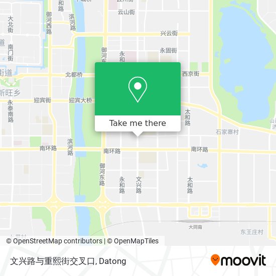 文兴路与重熙街交叉口 map