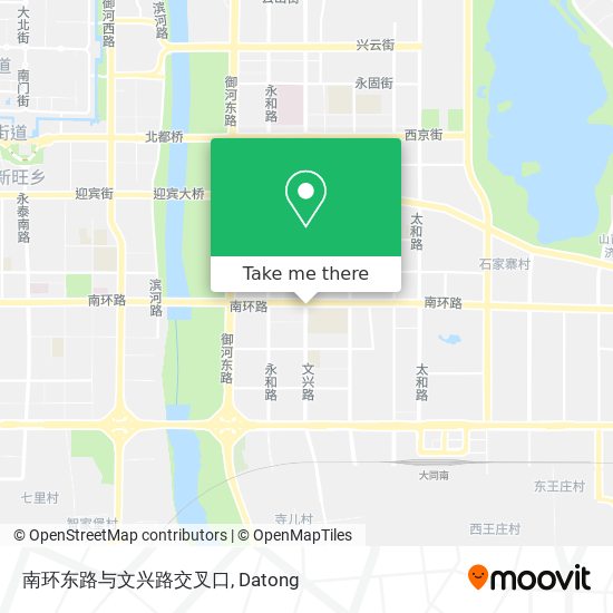 南环东路与文兴路交叉口 map