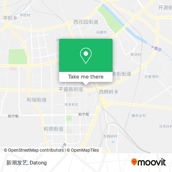 新潮发艺 map