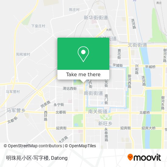 明珠苑小区-写字楼 map