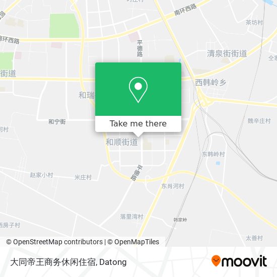 大同帝王商务休闲住宿 map