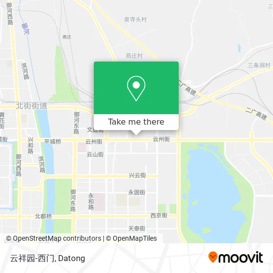 云祥园-西门 map