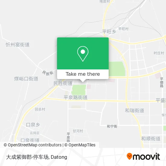 大成紫御郡-停车场 map