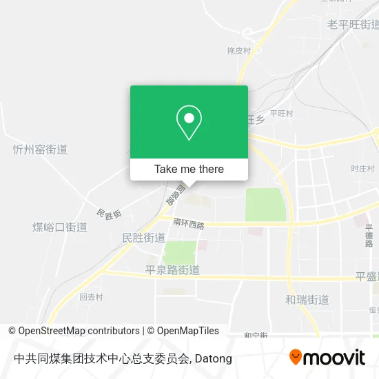 中共同煤集团技术中心总支委员会 map