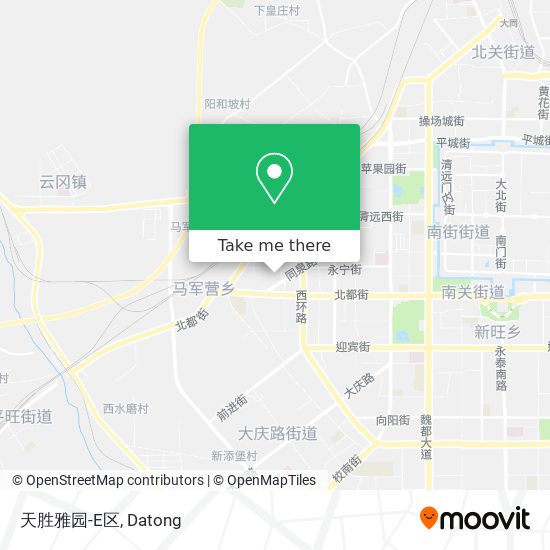 天胜雅园-E区 map