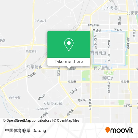 中国体育彩票 map