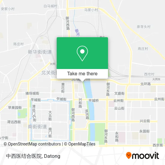 中西医结合医院 map