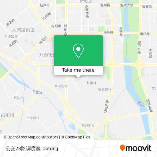 公交28路调度室 map