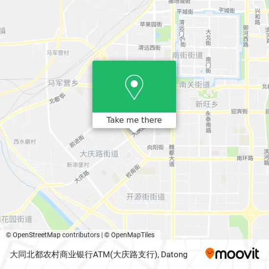 大同北都农村商业银行ATM(大庆路支行) map