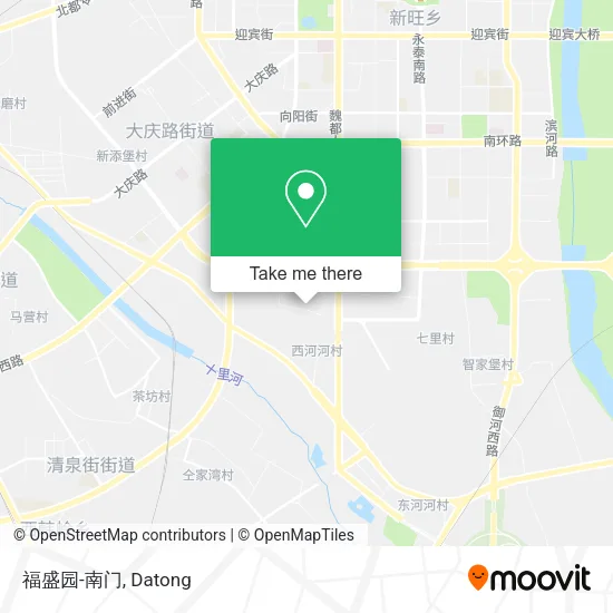 福盛园-南门 map
