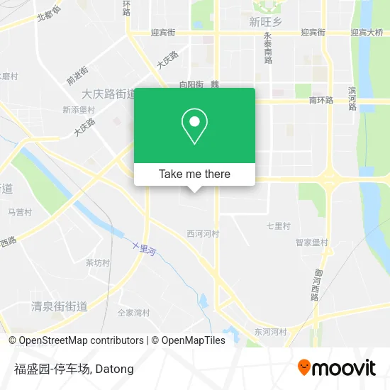 福盛园-停车场 map