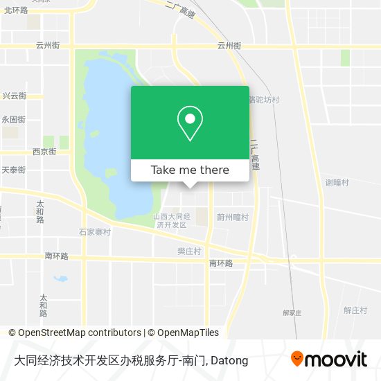 大同经济技术开发区办税服务厅-南门 map
