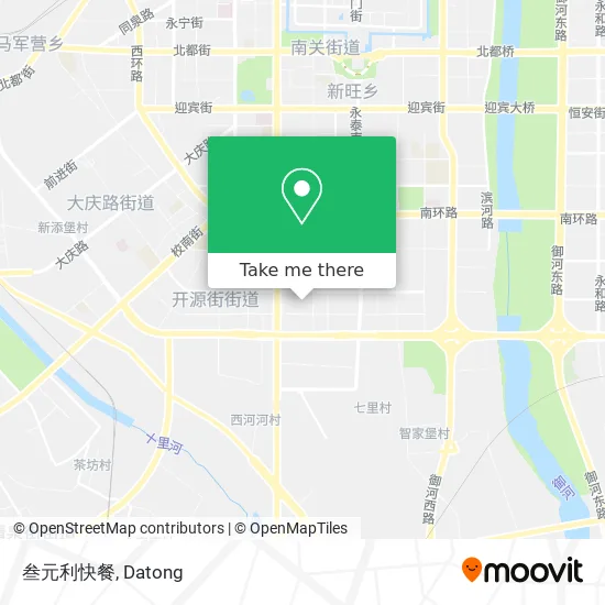 叁元利快餐 map