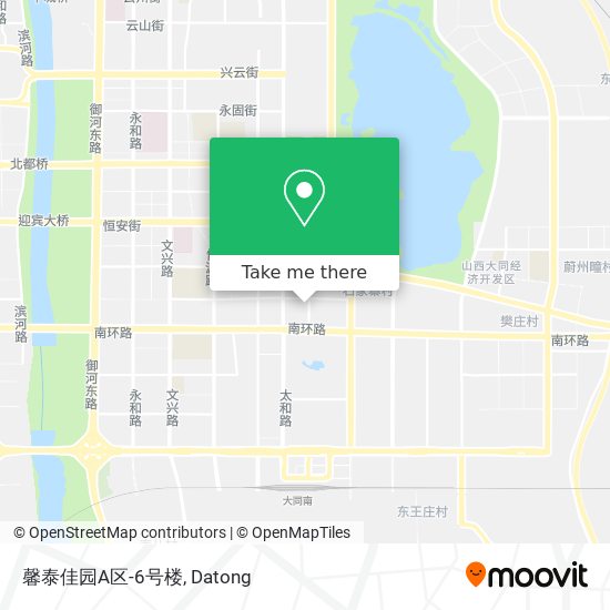 馨泰佳园A区-6号楼 map