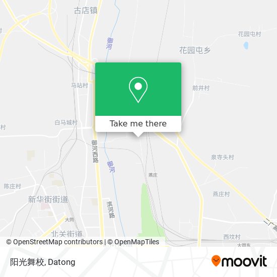 阳光舞校 map