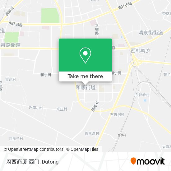 府西商厦-西门 map