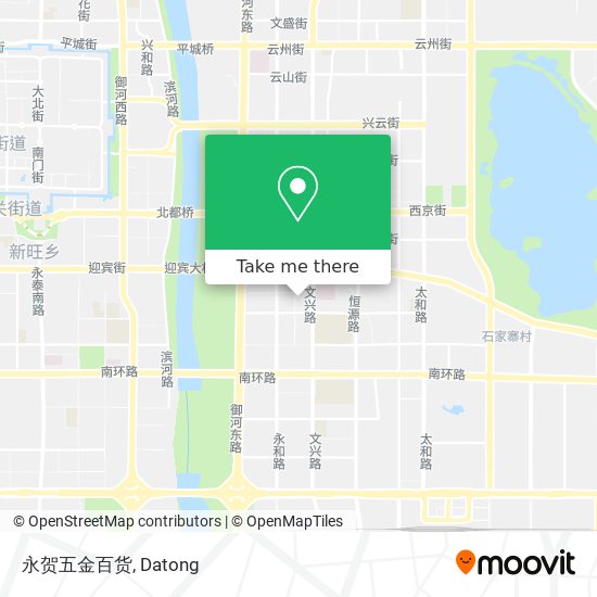 永贺五金百货 map