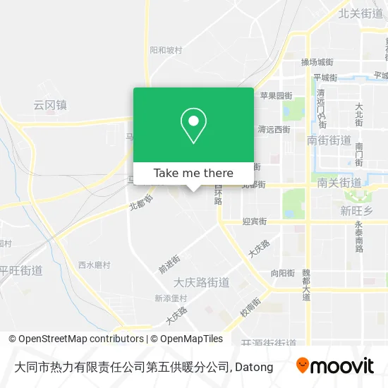 大同市热力有限责任公司第五供暖分公司 map