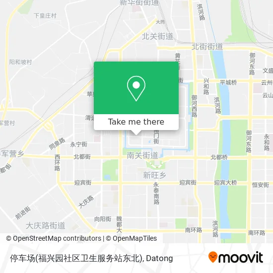 停车场(福兴园社区卫生服务站东北) map