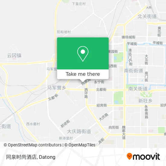 同泉时尚酒店 map