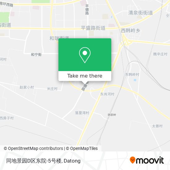 同地景园D区东院-5号楼 map