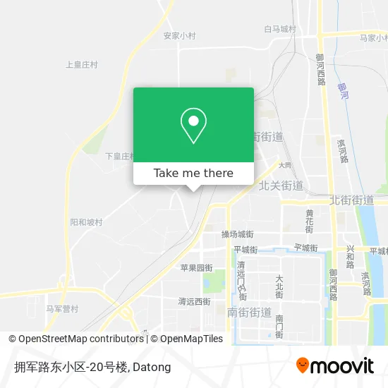 拥军路东小区-20号楼 map
