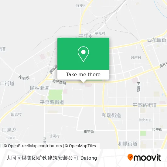 大同同煤集团矿铁建筑安装公司 map
