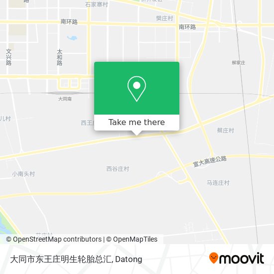 大同市东王庄明生轮胎总汇 map