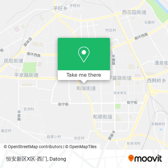恒安新区X区-西门 map
