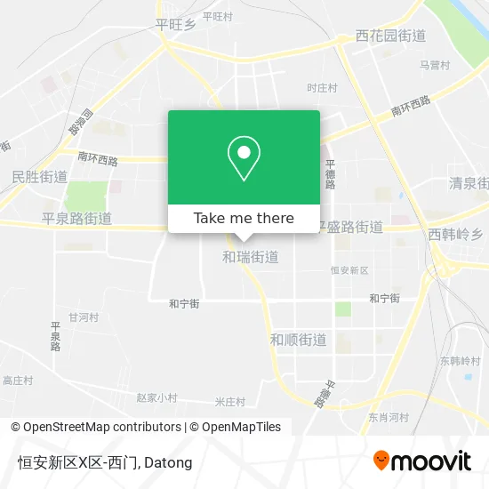 恒安新区X区-西门 map