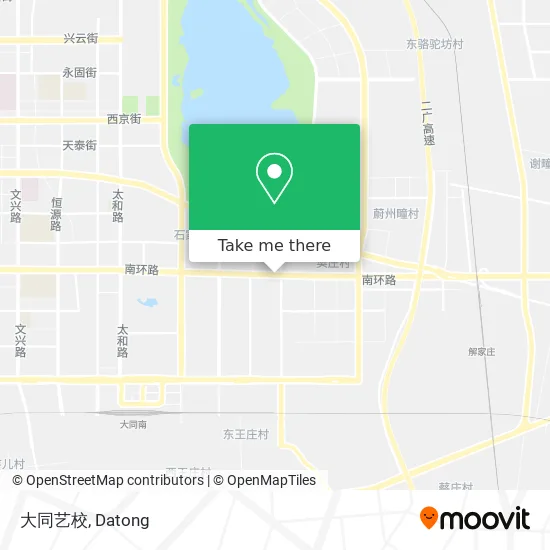 大同艺校 map
