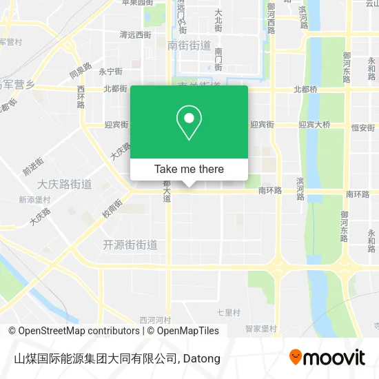 山煤国际能源集团大同有限公司 map