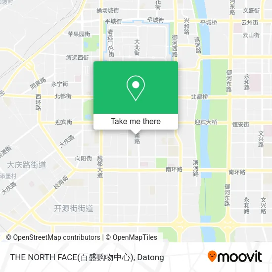 THE NORTH FACE(百盛购物中心) map