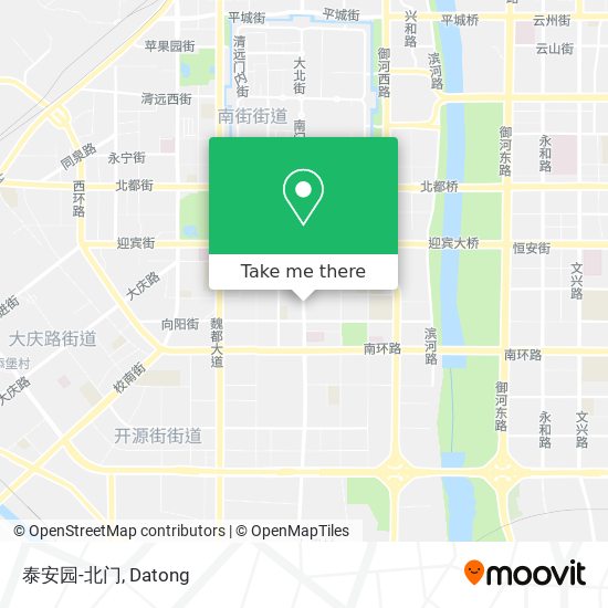 泰安园-北门 map
